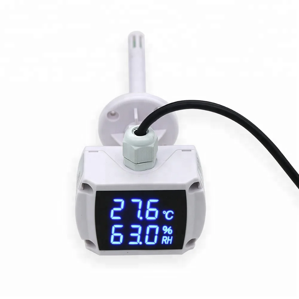 

Led display digital room temperature sensor meter rh temperature humidity controller