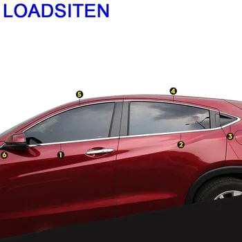

Car Automovil Modified Auto Window Body Trunk Rear Panels Exterior Accessory Trim Protecter Sticker Strip 18 19 FOR Honda HR-V