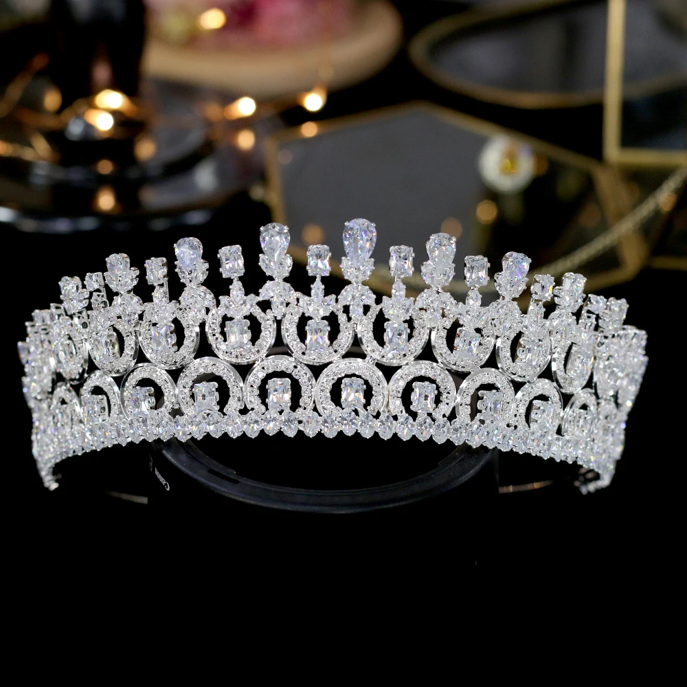 

ASNORA Princess Beauty Pageant Tiaras and Headdress Engagement Hair Accessories Bridal Crown Accessories A00745