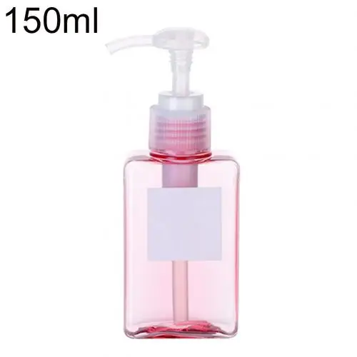 Pink 150ml 100 150 250 мл дома душ Шампунь лосьона для мытья посуды с мылом диспенсер Кухня для дезинфицирующего средства для рук многоразового насос - Цвет: Pink 150ml