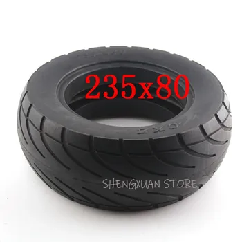 

free shipping Scooter Skateboard Tyre 235*80 Solid Tires Shock Absorber tubelessTyre Damping Rubber Tyres Wheels 235x80