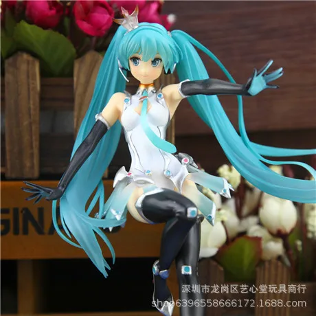 

Hatsune 2014 High-quality Version of 3-Generation Race Car Hatsune Decoration