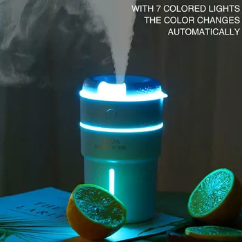 

320ml Mini Air Humidifier With Battery Cup Ultrasonic Cool Mist Maker for Car office Air purification Diffuser Essential Oil