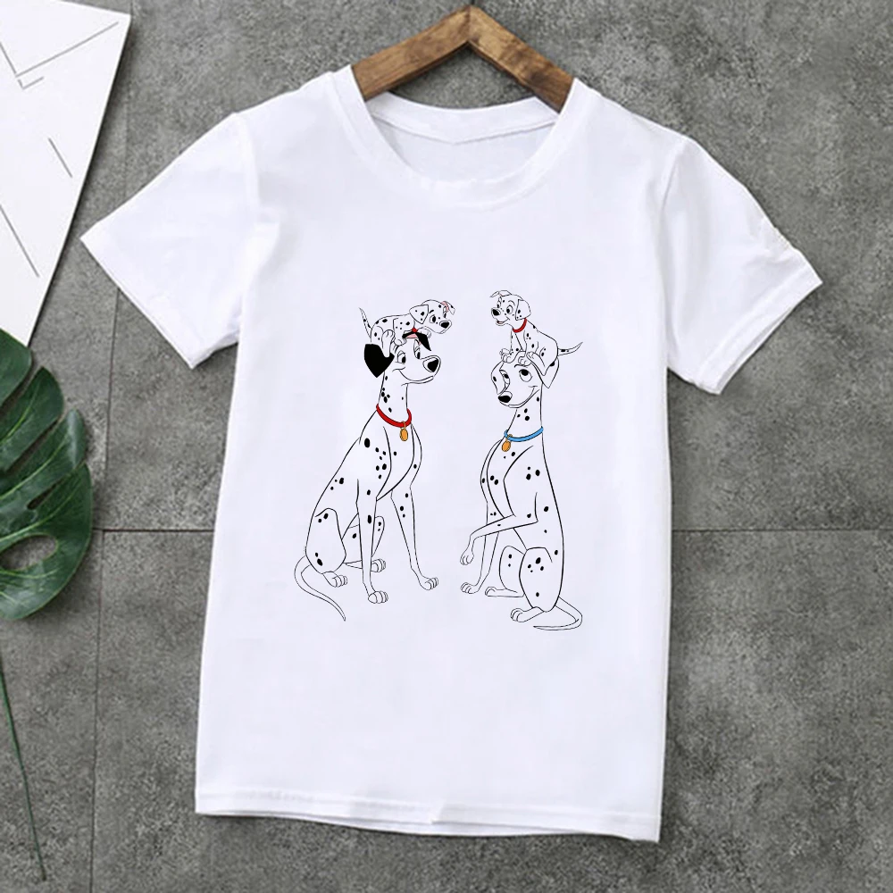 family clothes set Disney Little Spotted Dogs Print Casual Harajuk Children Tshirts Adult Unisex 101 Dalmatians T Shirt HipHop Family Clothes family easter outfits