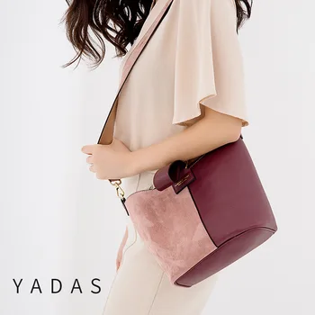 

2020 Autumn And spring Suede Women's Shoulder Picture Bucket Bag Pu Bags hand bag