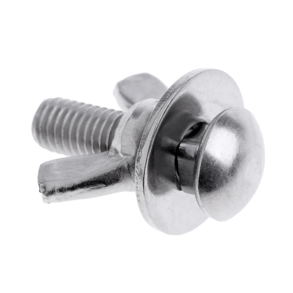Stainless Butterfly Wing Nuts Screw  For Tech Diving Backplate M8x35mm