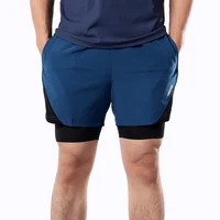 ARSUXEO Men's Running Shorts 2 in 1 with Multi-Pocket Fitness Training Exercise Jogging Workout Gym Sports Pants B208 2