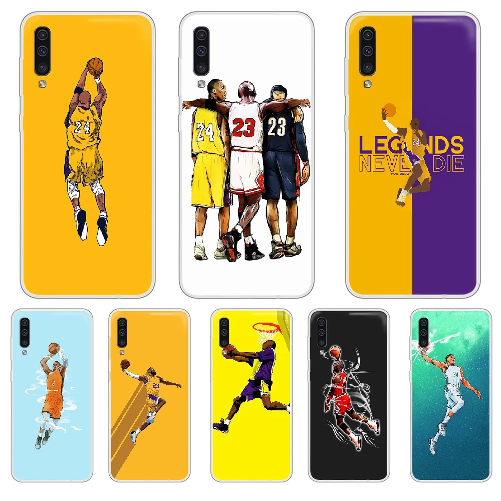 

basketball Jordan James Phone Case cover For XIAOMI Redmi Note 3 4 5 6 7 8 9 9s Pro max 8T 4X transparent coque tpu cover soft