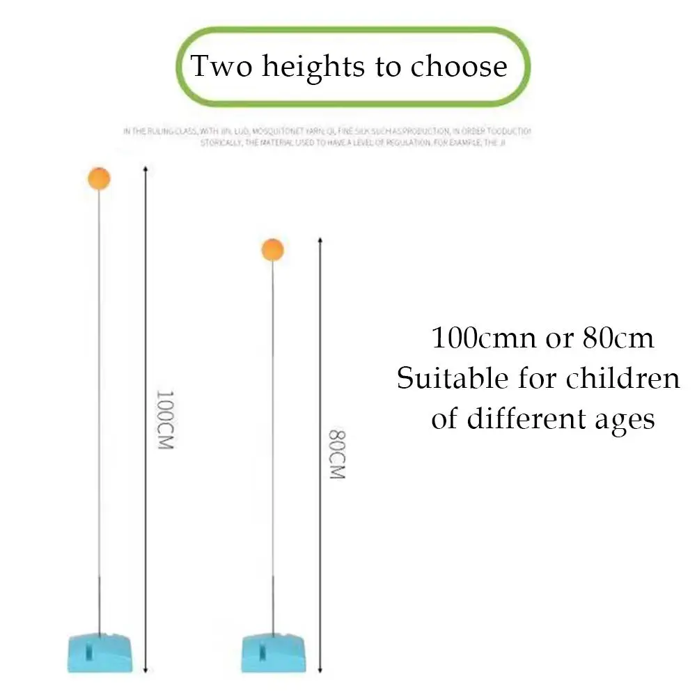Портативный Настольный теннис тренер Пинг Понг Мяч ракетки для настольного тенниса с мягким голенищем тренажер Эластичность для Пижама-комбинезон для детей, пинг понг практики