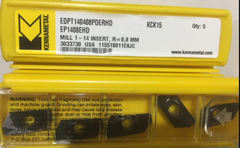 10 шт. KENNAMETAL EDPT140408PDERHD KCK15