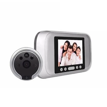 

720P HD Camera Visual Motion Detection Doorbell 3.2 inch Night Vision Monitoring Peephole Video Security For Home Doorbell