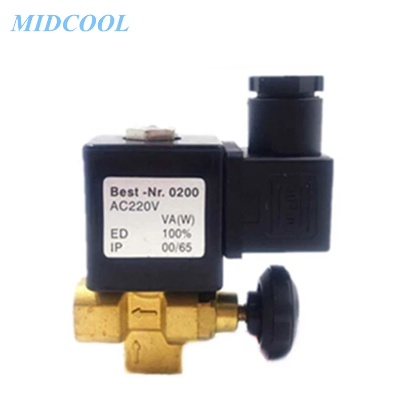 1/4 "Elettrovalvola A Vapore Regolabile Tjf-08 Ferro Da Stiro Valvola A Vapore Ac220V Ac110V Ac24V Ac36V Ac380V Dc24V Dc12V