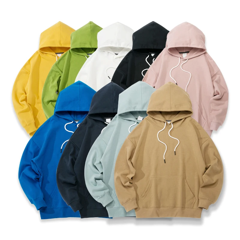 

houzhou Cotton Women Hoodies 2020 Harajuku Couple Sweatshirts Spring Long Sleeve Sudadera Mujer Casual Pocket Pullover Clothes