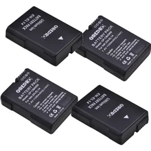 

4Pcs 1100mAh EN-EL14 EN EL14 EL14A Battery+ Type-C LED Charger for Nikon EN-EL14A D3500 D3400 D3200 D3100 P7800 P7700 P7000