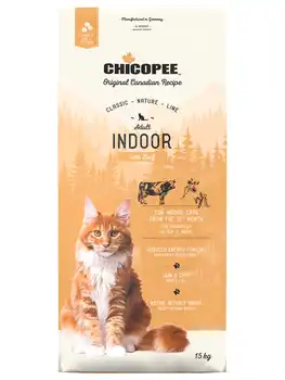 

Chicopee CNL cat adult indoor for pet cats with говядиной-15 kg x 1 pc