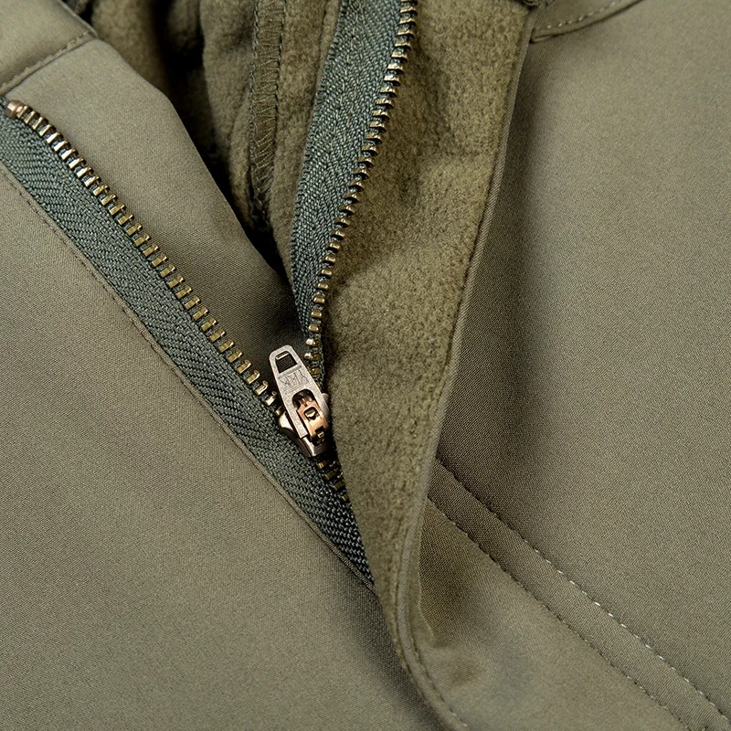 2024 New Softshell Thick Fleece Pants For Men Winter Outdoor Pants Camouflage Hunting Cargo Pant Warm Waterproof Work Trousers 6
