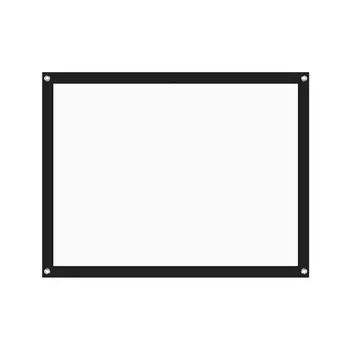

4:3 Simple Foldable Design Home Projection Screen Soft Polyester Film Theater Outdoor Movie Video Screen for Projector