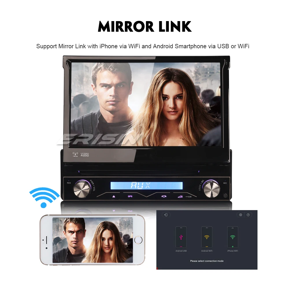 7908 64 Android 9,0 Автомобильная стерео 1Din Универсальная съемная DAB+ TPMS 4G DVD wifi SatNav автомагнитола