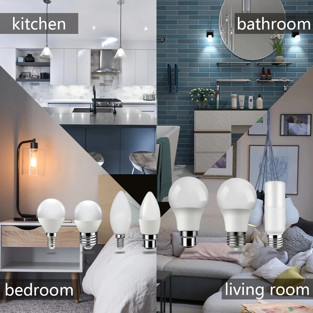LED 전구 E27 E14 5W 7W 9W Lampada LED 조명 AC 220-240V Bombilla 스포트 라이트 조명 실내 조명에 대 한 차가운/따뜻한 화이트 램프