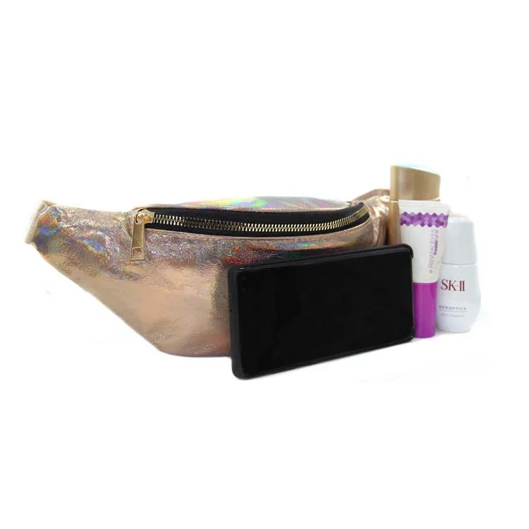 WJ-Fanny Pack010 модная Лазерная нагрудная сумка женская наружная поясная сумка 31,5X9X11 см