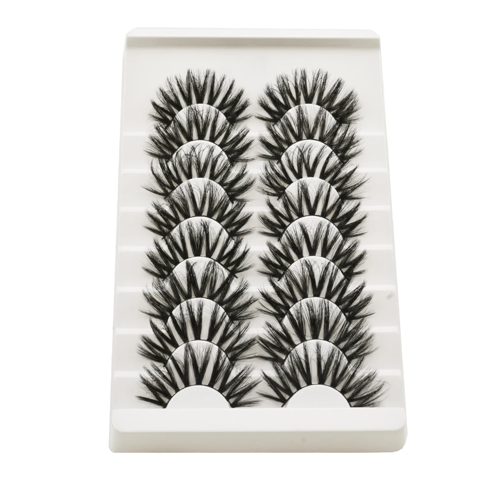 

Credevtop Wholesale Eyelashes 8 Pairs 3d Eyelashes Handmade Eyelashes False Eyelashes Thick Natural Eyelash Extension Eye Makeup