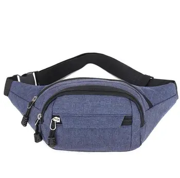 

Men's Waist Bag trendy one-shoulder messenger bag male hip-hop casual chest bag ladies sports pockets