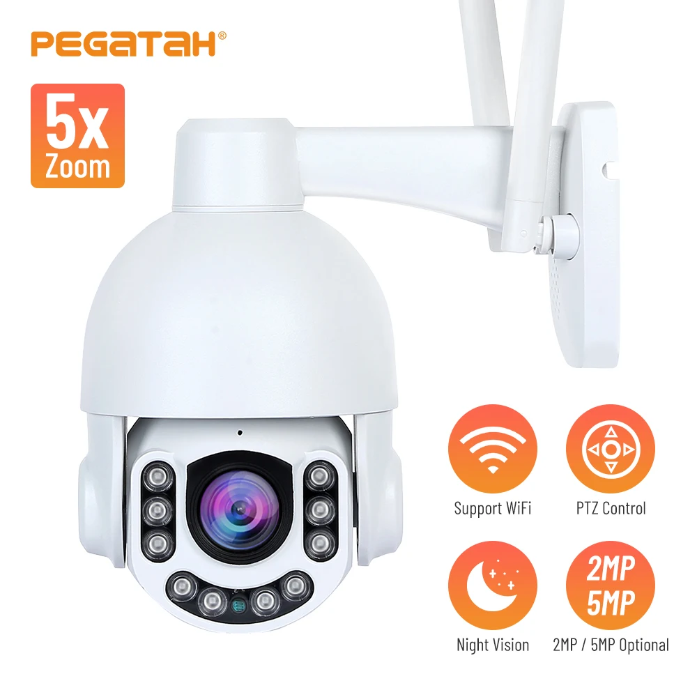 5X Digital Zoom PTZ IP camera Surveillance cameras with wifi baby monitor Wireless P2P Two way Audio Security CCTV Camera