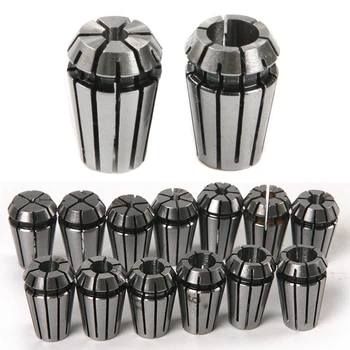 

High Quality 15pcs/set ER11 Precision Spring Collet Set For CNC Engraving Machine Lathe Mill Tool