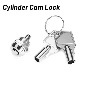 

Cylinder Cam Lock With 2 Keys Cabinet Doors&Windows Drawer Cupboard Advertising Light Boxes Lock Security Furniture Locks