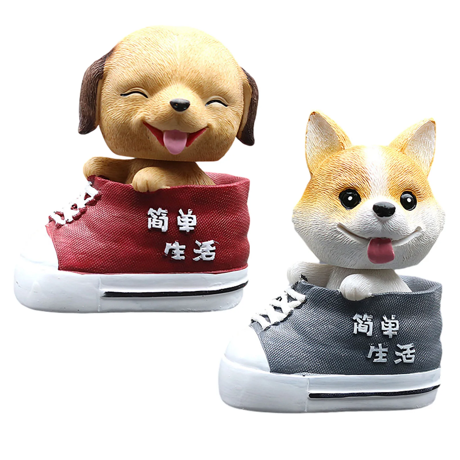 Car Shaking Head Dog Dashboard Ornaments Bobblehead Nodding Puppy Toys Gift For Home Room Decor Styling | Автомобили и мотоциклы