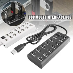 1pc 13 port usb 2.0 hub 500ma alta velocidade expansão divisor tira de ligar/desligar interruptor computador usb disco para leitor de cartão de mouse usb