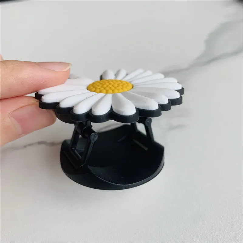 Flower Daisy Expanding Stand Mount Phone Socket Fold Mobile Smartphones