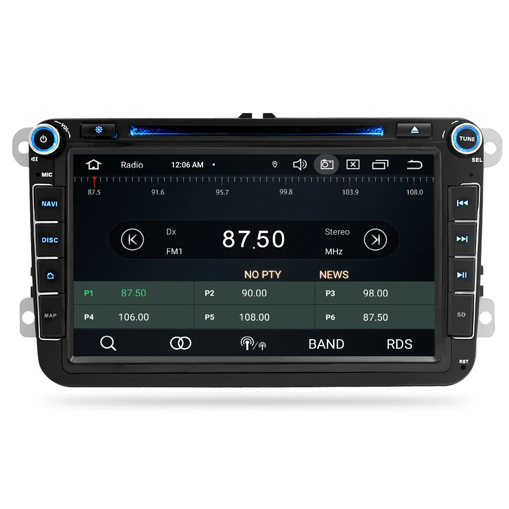 Android 9,0 Автомагнитола gps-навигация, dvd-плеер для Volkswagen/Passat b7/Skoda/Seat/Golf/Polo FM радио Wifi стерео Мультимедиа