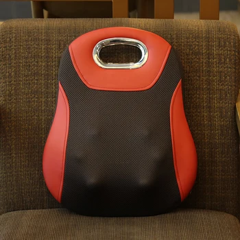 

Waist Back Massager Cushion Lumbar Massage Device Kneading and Beating Massage Pillow For Chair Infrared Heating Cordless Use