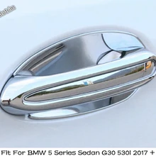 

Lapetus Inner Door Pull Doorknob Handle + Bowl Cover Kit For BMW 5 Series Sedan G30 530I 2017 - 2021 ABS Exterior Accessories