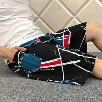 

Pants for men Cotton silk home pants short Summer pants Men's Sleep Bottoms