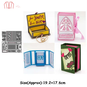 

Mai Gift box Metal Cutting Dies Stencils for DIY Scrapbooking photo album Decorative Embossing DIY Paper Cards