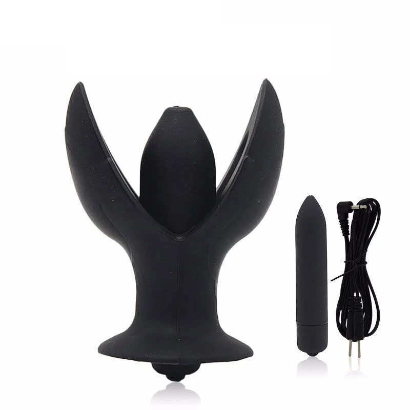 Анальная пробка Electrio Shock большая вибрационная электрическая стимуляция Анальный