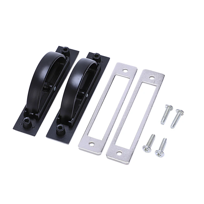 2Pcs Tatami Door Handles Zinc Alloy Recessed Flush Pull Cover Floor Cabinet Handle Bright Chrome Dark Furniture Hardware