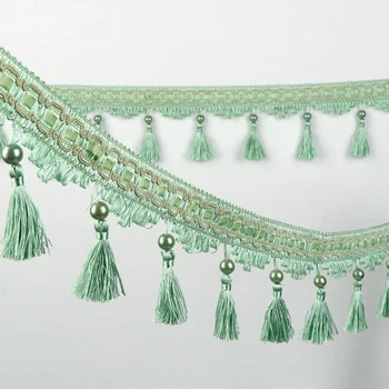 

Braid "Brush with ribbon, 10 cm, 13 ± 1 M Green