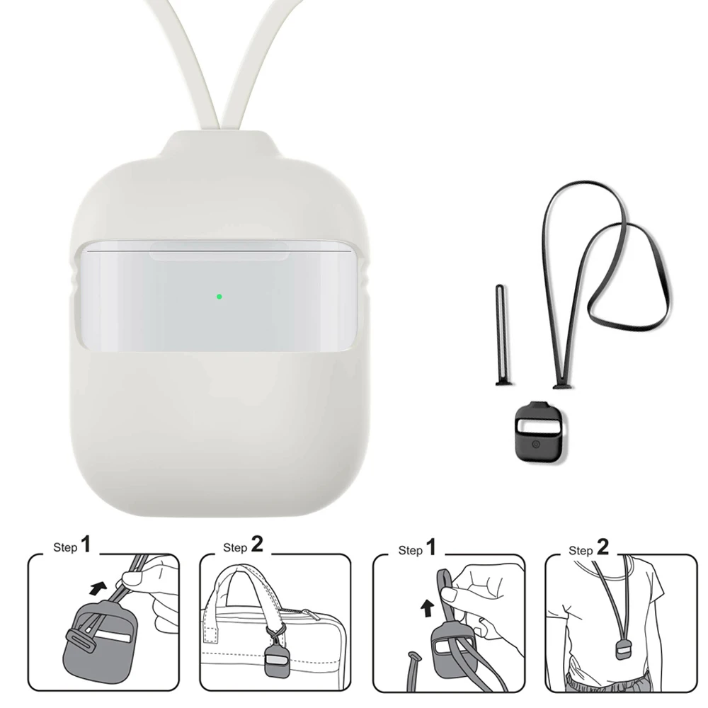 Новая мода многоцветный Силиконовый наушник крышка 2 аксессуары с шнурком