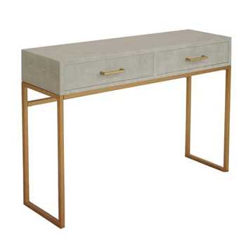 

Side Table FCH Crocodile Leather Table Beige Perfect for Smaller Spaces
