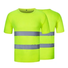 Футболка рабочая одежда спецодежда сухая футболка с коротким рукавом отражающая рубашка безопасности