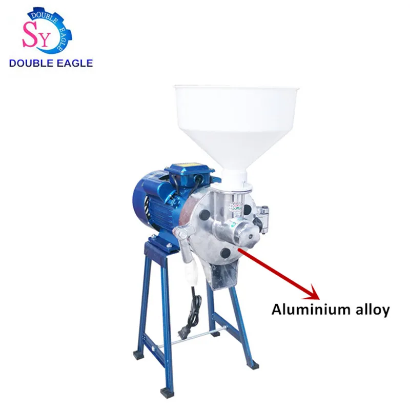 Aluminum alloy head Машина для изготовления арахисового масла сухой и влажной переработки коммерческих зерновых зерен молочная шлифовальная машина для тофу, Тайни, соуса чили, кукурузной муки - Цвет: Aluminum alloy head