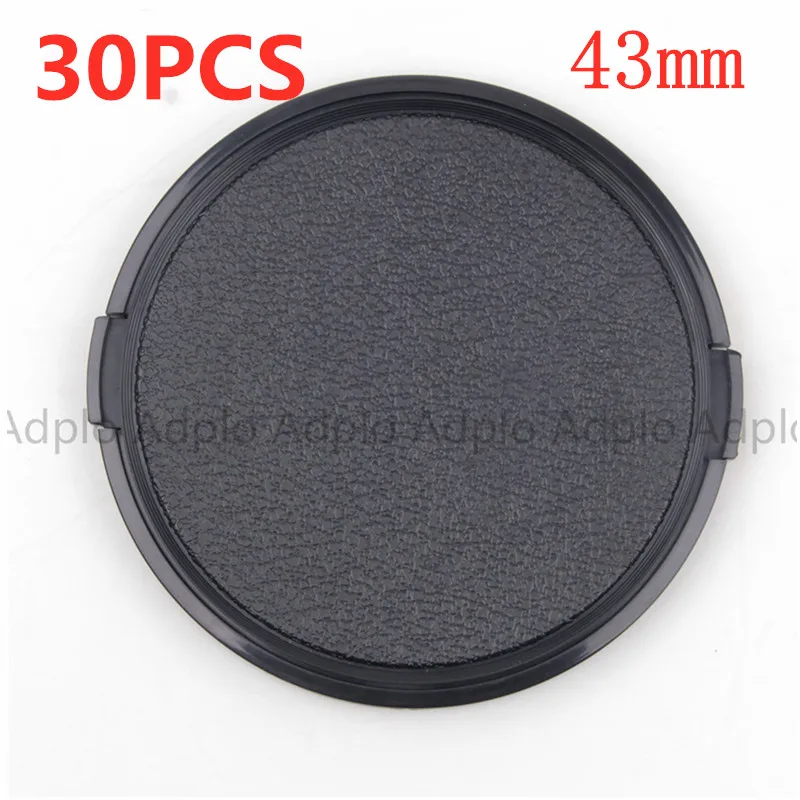 43mm 30 шт./лот 27 30 30,5 34 мм 37 мм 39 40,5 43 46 49 52 55 58 62 67 72 77 95 105 мм объектив защитная крышка объектива передний Кепки для canon nikon - Цвет: 43mm