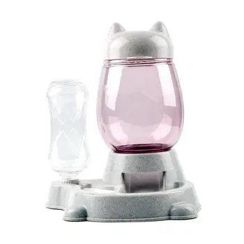 

2 in 1 2.2L Pet Automatic Feeder Dog Cat 528ML Drinking Bowl Large Capacity Feeding Dispenser for Pet Cat Dog