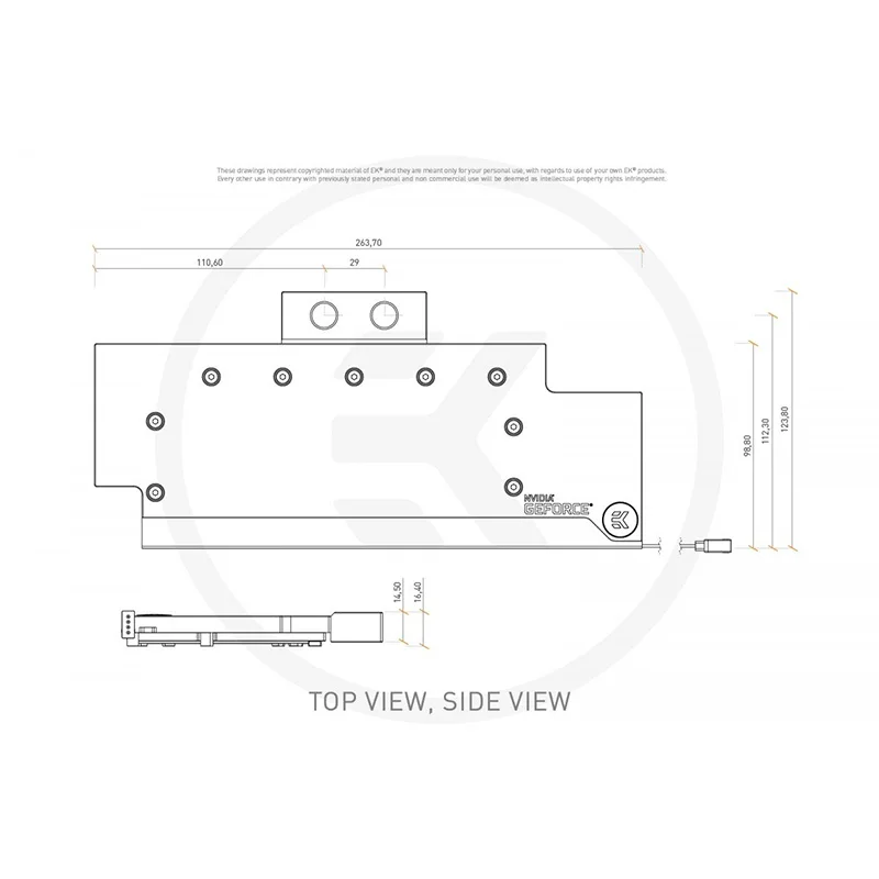 Flash Sale  EK-FC RTX2080 +Ti Classic 12v RGB GPU water block for NVIDIA® GeForce RTX 2080 and RTX 2080 TI grap