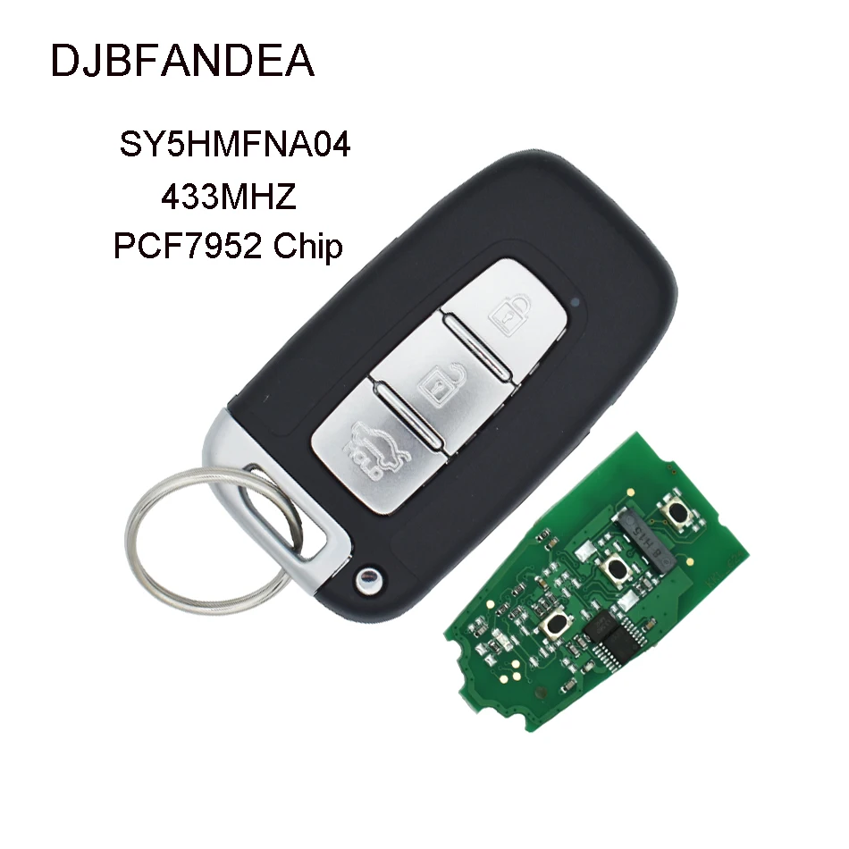 DJBFANDEA 3/4 кнопки 433 МГц умный пульт дистанционного управления без ключа Fob для Hyundai