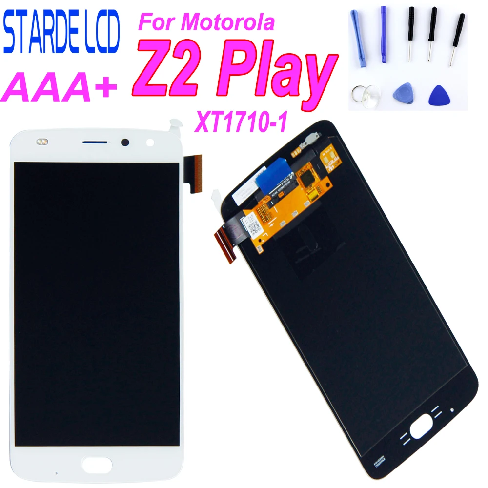 

For Motorola Moto Z2 Play XT1710-01/07/08/10 5.5 inch AMOLED LCD Display Touch Screen Digitizer 1920*1080 Assembly with Tools