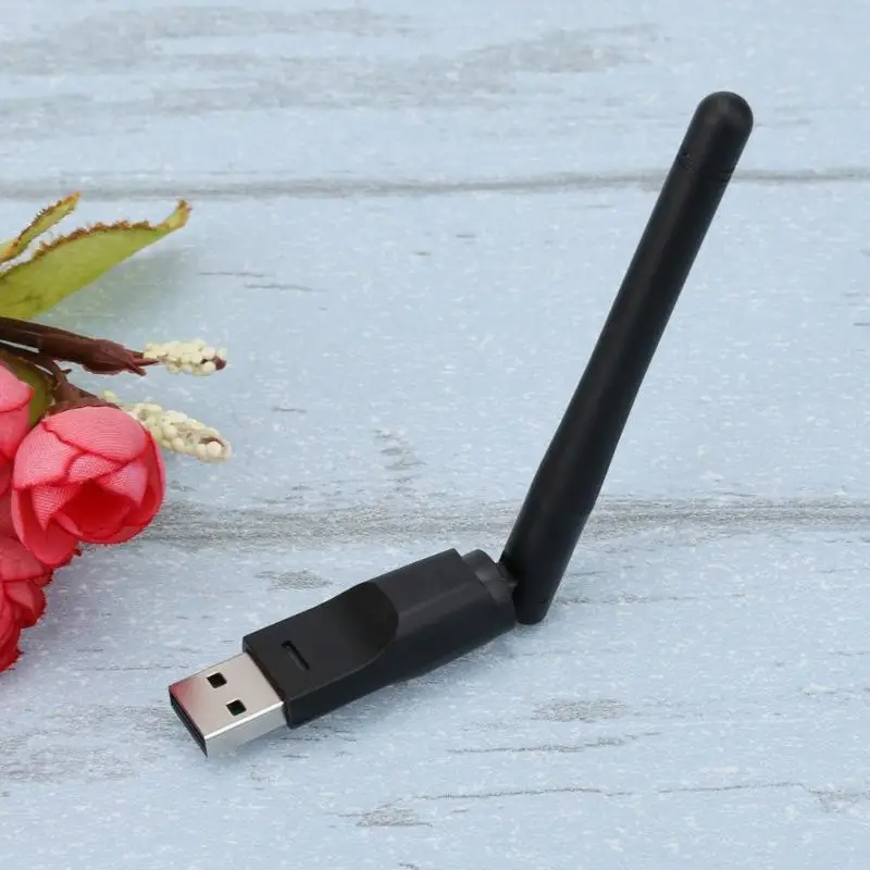2 шт мини USB WiFi адаптер 150 Мбит/с 2dBi антенна WiFi приемник сетевая карта